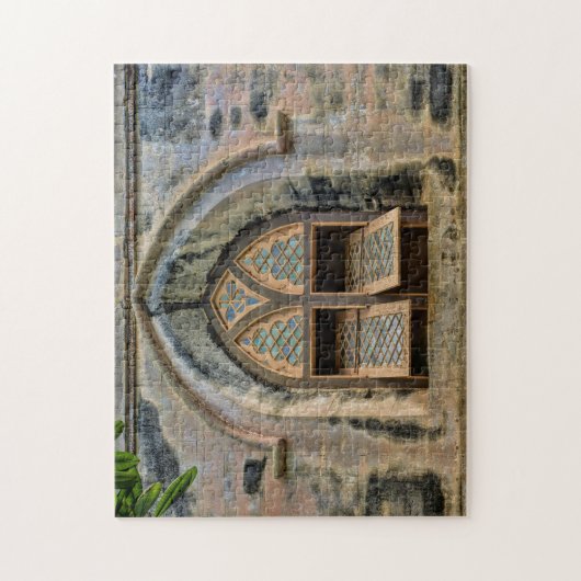 Sint-John's kerk Barbados. Legpuzzel (Verticaal)