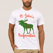 Sint-John's Newfoundland maakt aanpasbaar shirt (Voorkant)