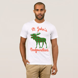 Sint-John's Newfoundland maakt aanpasbaar shirt