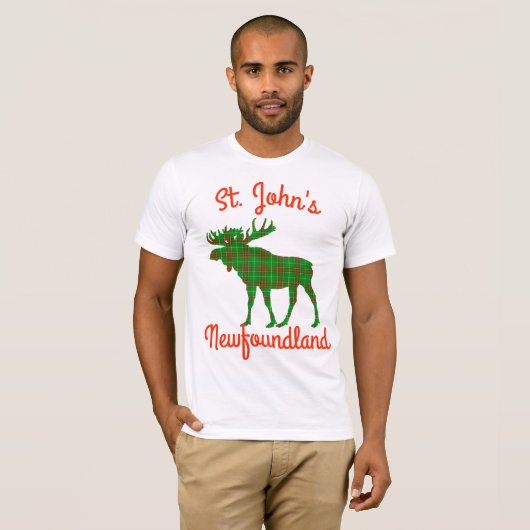 Sint-John's Newfoundland maakt aanpasbaar shirt (Voorkant volledig)