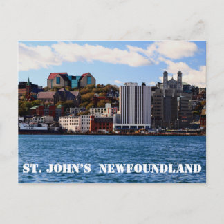 Sint-John's Newfoundland skyline-Briefkaart Briefkaart