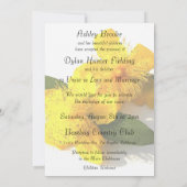 Sint John's Wort Blended Family Photo Wedding Kaart (Achterkant)