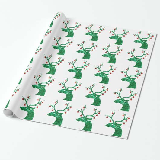sint - joodrendier cadeaupapier (Uitgerold)