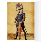 Sint Joris, bruin perkament (Binnen (Links))