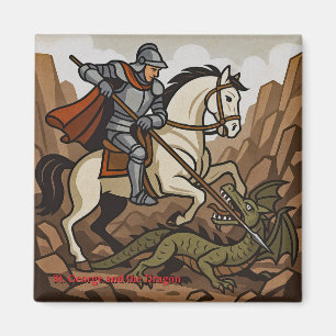 Sint-Joris doodt de Draak - Doudou, Mons Magneet