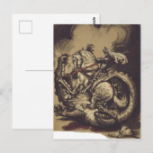 Sint Joris en de Draad Groot Martelaar Briefkaart (Voorkant / Achterkant)
