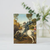 Sint-Joris en de Draak, 1506 door Rafaël Briefkaart (Staand voorkant)