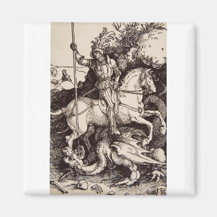 Sint Joris en de Draak door Durer Magneet