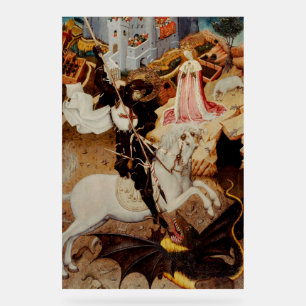 Sint Joris en de Draak Grote Martelaar Acryl Bord