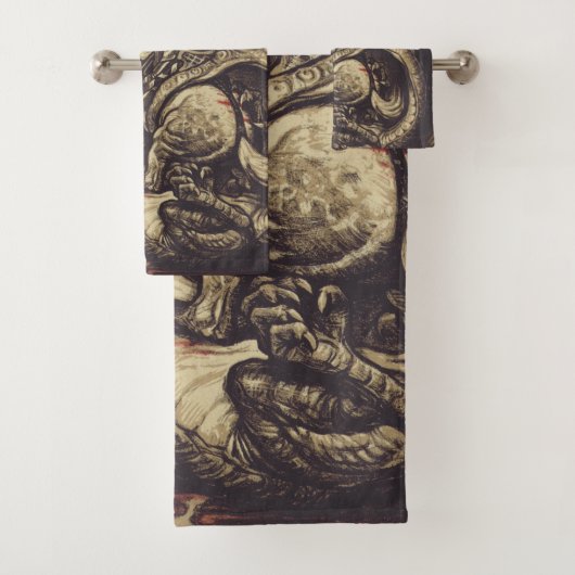 Sint Joris en de Draak Grote Martelaar Bad Handdoek (Insitu)
