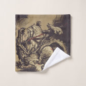 Sint Joris en de Draak Grote Martelaar Bad Handdoek (Wasdoekje)