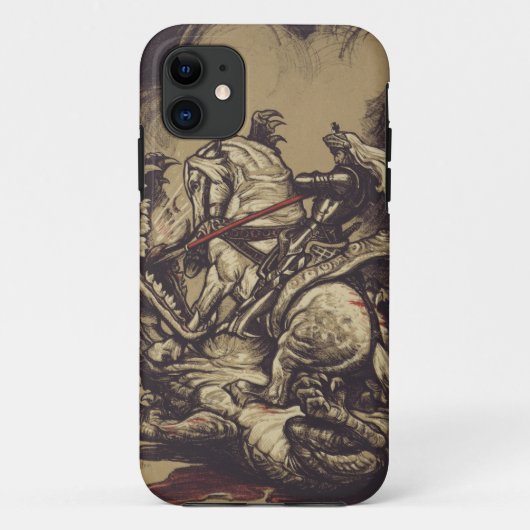 Sint-Joris en de Draak Grote Martelaar Case-Mate iPhone Case (Achterkant)