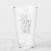 Sint-Joris en de Draak Grote Martelaar Glas (Achterkant)