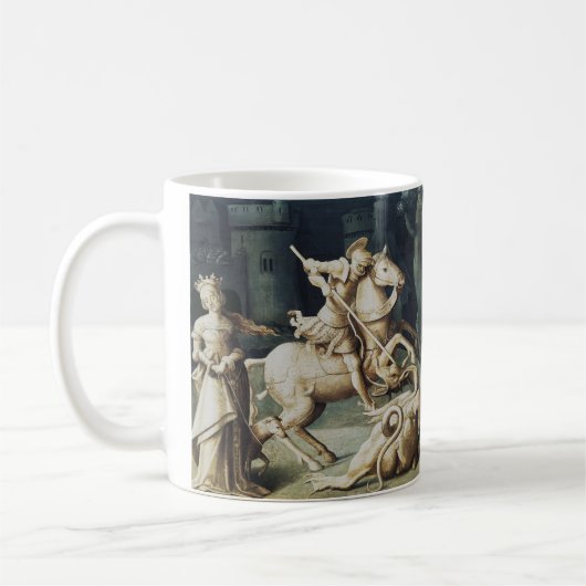 Sint Joris en de Draak Grote Martelaar Koffiemok (Links)