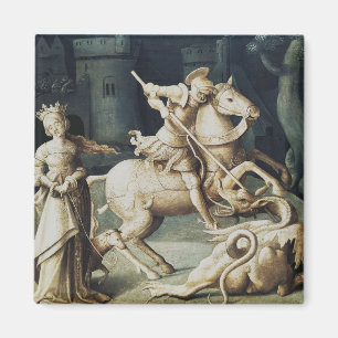 Sint-Joris en de Draak Grote Martelaar Magneet