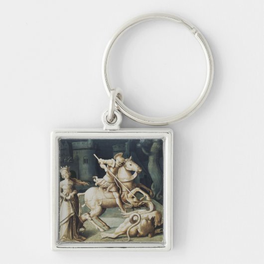 Sint Joris en de Draak Grote Martelaar Sleutelhanger (Voorkant)