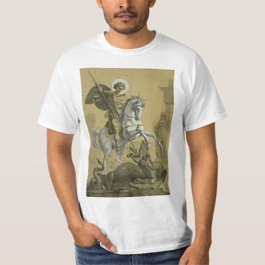 Sint-Joris en de Draak Grote Martelaar T-shirt (Voorkant)