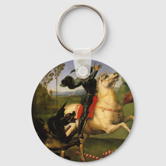 Sint Joris en de Draak Sleutelhanger (Voorkant)