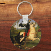 Sint Joris en de Draak Sleutelhanger (Voorkant)