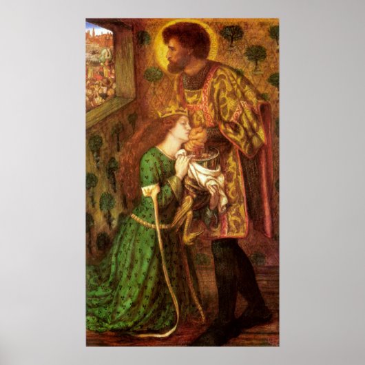 Sint-Joris en de prinses Sabra Poster (Voorkant)