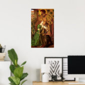 Sint-Joris en de prinses Sabra Poster (Thuiskantoor)