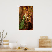 Sint-Joris en de prinses Sabra Poster (Keuken)