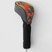 Sint-Joris en het orthodoxe icoon van de draak Golfheadcover (Schuin)