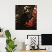 Sint Joris - Giuseppe Caletti Fijne Kunst Poster (Thuiskantoor)
