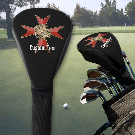 Sint-Joris over Maltezer kruis Golfheadcover