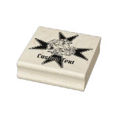 Sint-Joris over Maltezer kruis Rubberstempel (Stempel)
