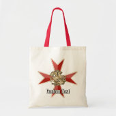 Sint-Joris over Maltezer kruis Tote Bag (Voorkant)