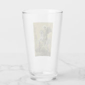 Sint Joris – Premium "Sunburst Gold" Art Glas (Achterkant)