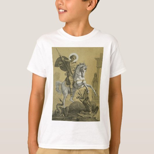 Sint Joris – Premium "Sunburst Gold" Art T-shirt (Voorkant)