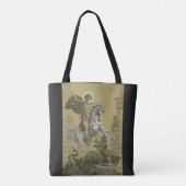 Sint Joris – Premium "Sunburst Gold" Art Tote Bag (Achterkant)