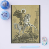 Sint Joris – Premium "Sunburst Gold" Kunst Flyer (Enkel)