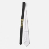 Sint Joris – Premium "Sunburst Gold" Kunst Stropdas (Achterkant)