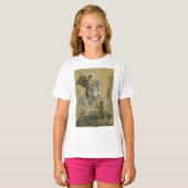 Sint Joris – Premium "Sunburst Gold" Kunst T-shirt (Voorkant volledig)