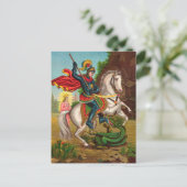 Sint-Joris redt de prinses Briefkaart (Staand voorkant)
