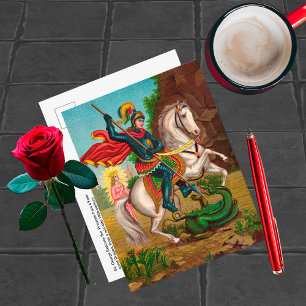 Sint-Joris redt de prinses Briefkaart