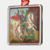 Sint-Joris redt de prinses Metalen Ornament (Links)