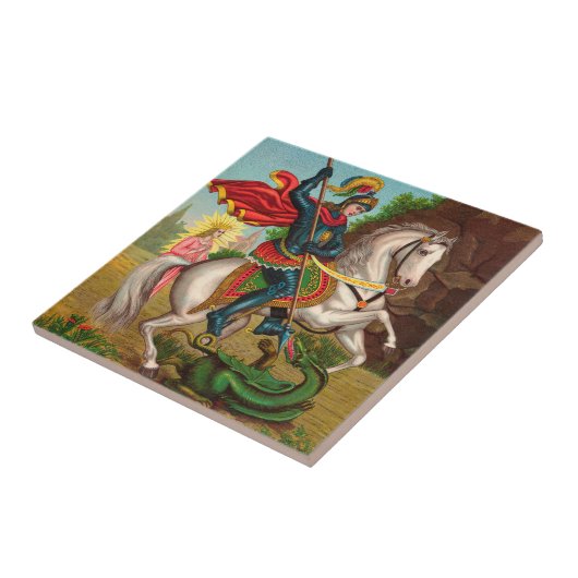 Sint-Joris redt de prinses Tegeltje (Zijkant)