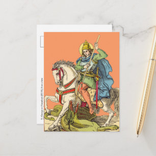 Sint-Joris te paard (BS 01) briefkaart