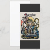 Sint-Joris uit de Neurenberger Kroniek (Voorkant / Achterkant)