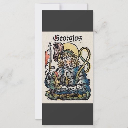 Sint-Joris uit de Neurenberger Kroniek (Voorkant)