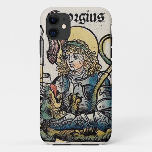 Sint-Joris uit de Neurenberger Kroniek Case-Mate iPhone Case (Achterkant)