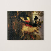 Sint-Joris vechtend tegen de draak door Raphael Sa Legpuzzel (Horizontaal)