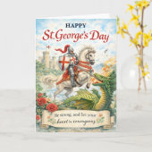 Sint-Jorisdag kaart (Gele Bloem)