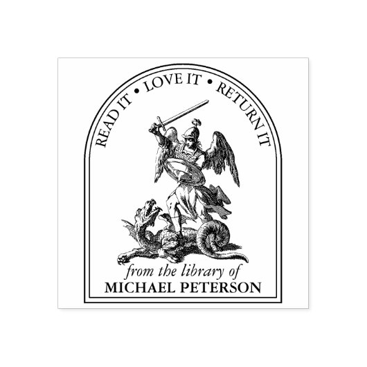  Sint-Jorisdraak uit de Bibliotheek van Rubberstempel (Afrduk)