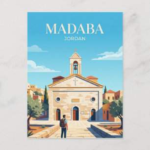 Sint-Joriskerk (Madaba-kaart) Jordanië Briefkaart