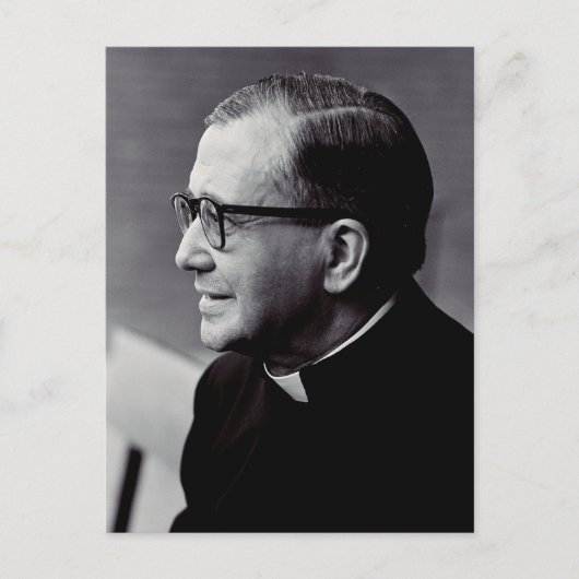 Sint Josemaria Escriva Briefkaart (Voorkant)
